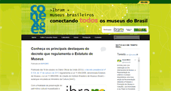 Desktop Screenshot of conexoesibram.museus.gov.br