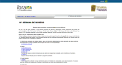 Desktop Screenshot of eventos.museus.gov.br